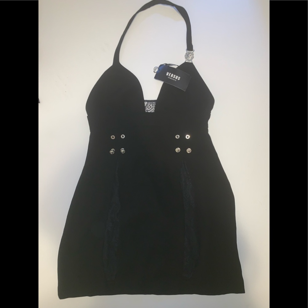 Versus Versace Halter neck mini dress